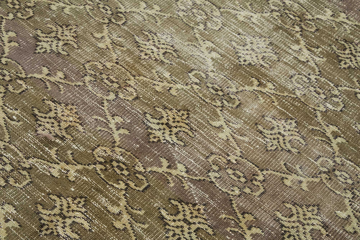 5x7 Brown Turkish Vintage Area Rug - 45776