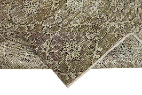 5x7 Brown Turkish Vintage Area Rug - 45776