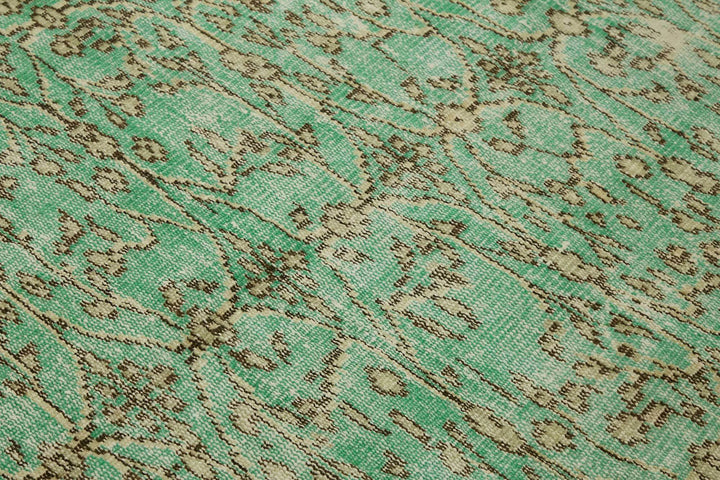 5x7 Turquoise Turkish Vintage Area Rug - 45785