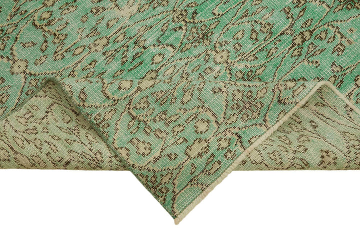 5x7 Turquoise Turkish Vintage Area Rug - 45785