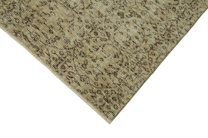4x6 Beige Turkish Vintage Area Rug - 45790