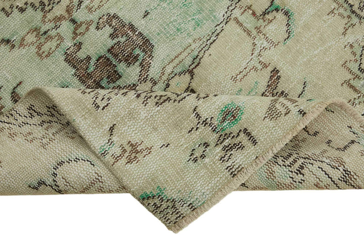 3x7 Beige Turkish Vintage Area Rug - 45798