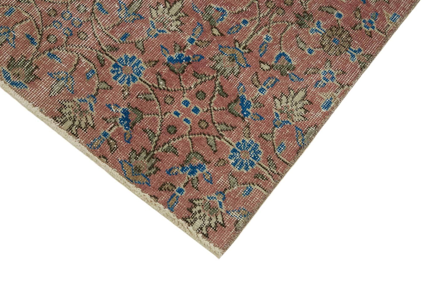 3x7 Beige Turkish Vintage Area Rug - 45823