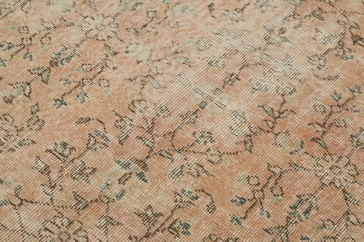 4x7 Beige Turkish Vintage Area Rug - 45830