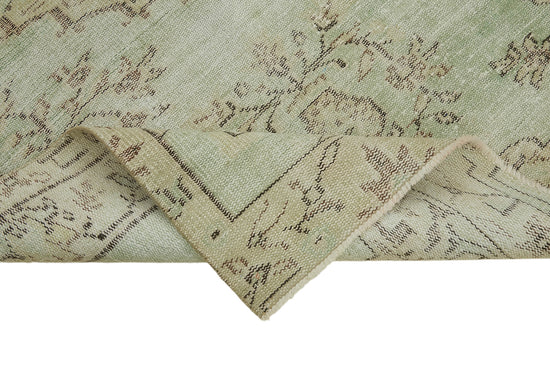 4x7 Beige Turkish Vintage Area Rug - 45838