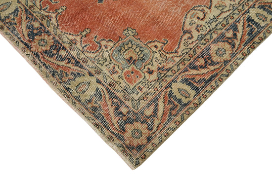 4x6 Red Turkish Vintage Area Rug - 45841