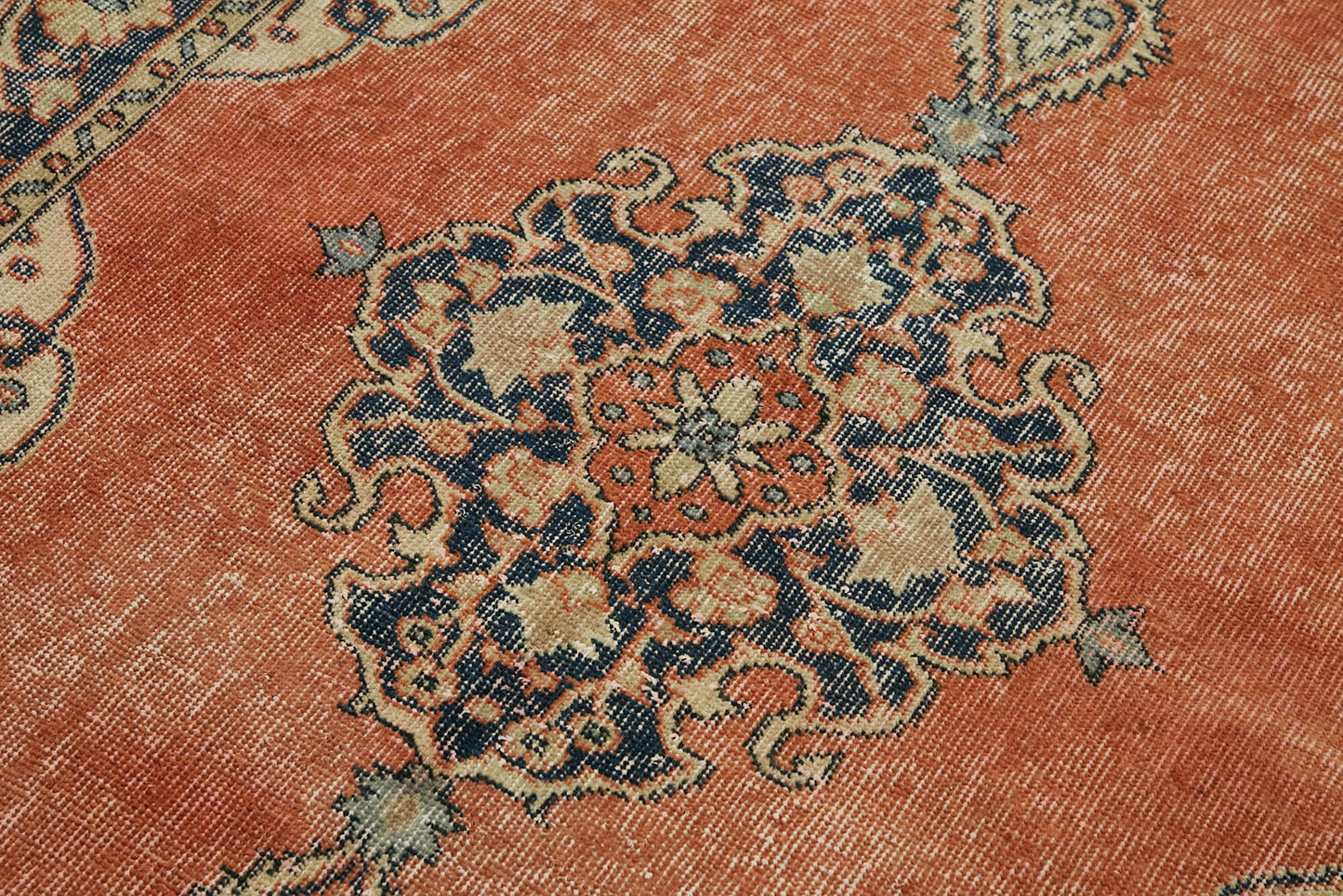 4x6 Red Turkish Vintage Area Rug - 45841