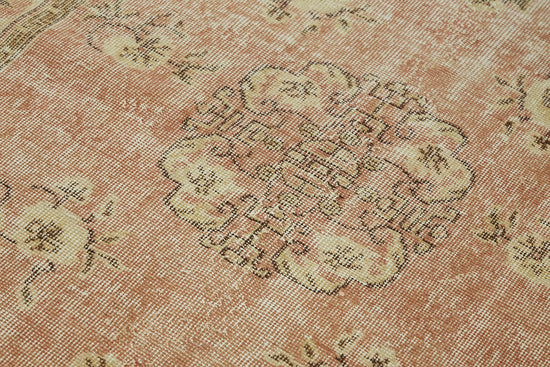 4x7 Beige Turkish Vintage Area Rug - 45849