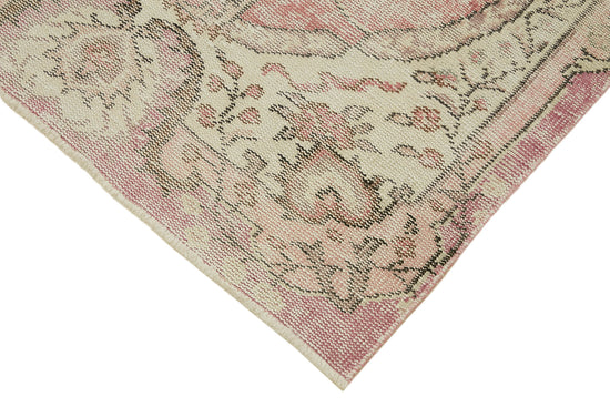 3x7 Beige Turkish Vintage Area Rug - 45864