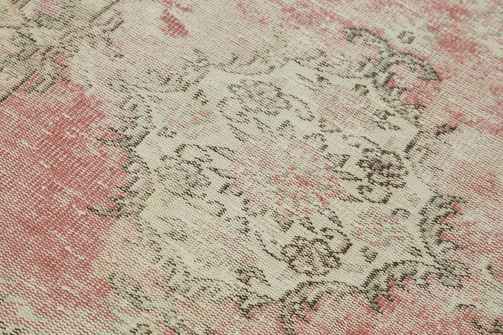 3x7 Beige Turkish Vintage Area Rug - 45864