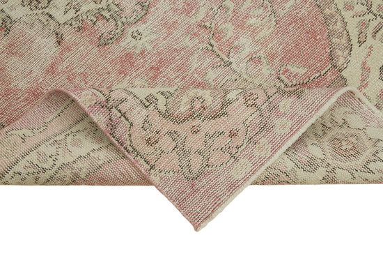 3x7 Beige Turkish Vintage Area Rug - 45864