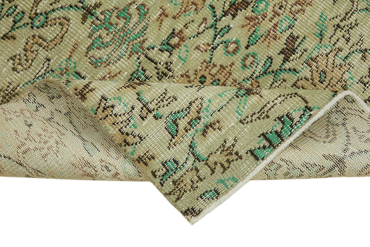 3x7 Beige Turkish Vintage Area Rug - 45867