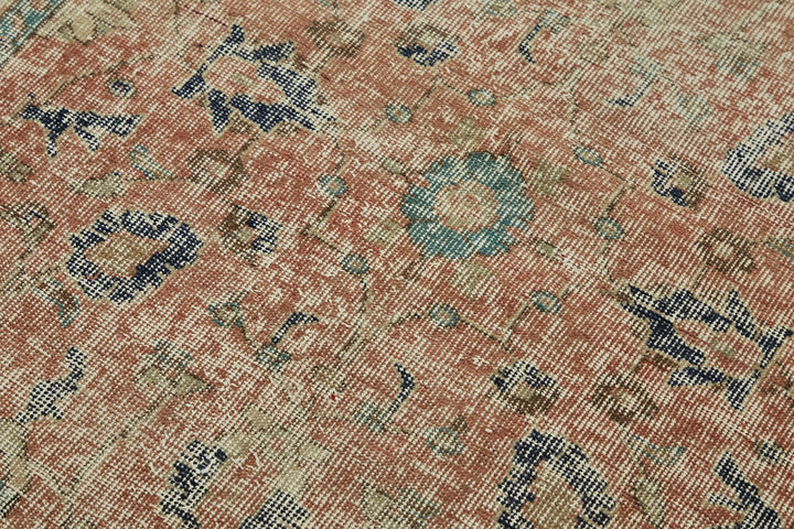 4x6 Beige Turkish Vintage Area Rug - 45871