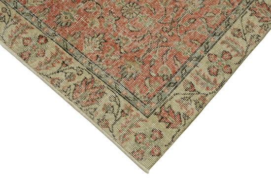 3x6 Beige Turkish Vintage Area Rug - 45872