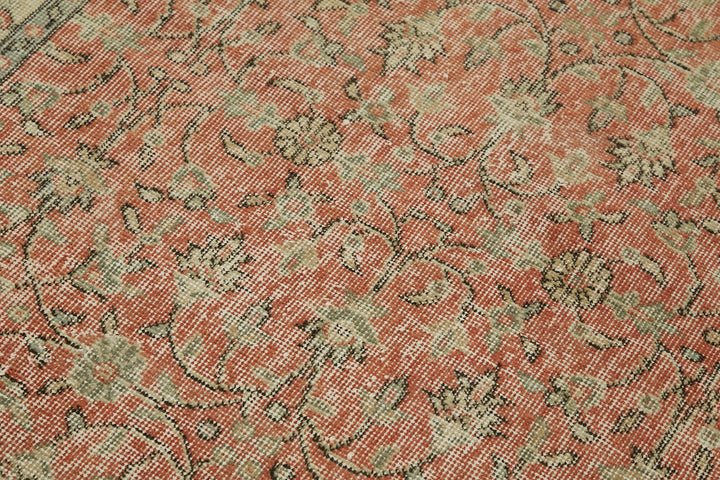 3x6 Beige Turkish Vintage Area Rug - 45872