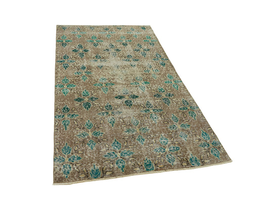 3x7 Grey Turkish Vintage Area Rug - 45875