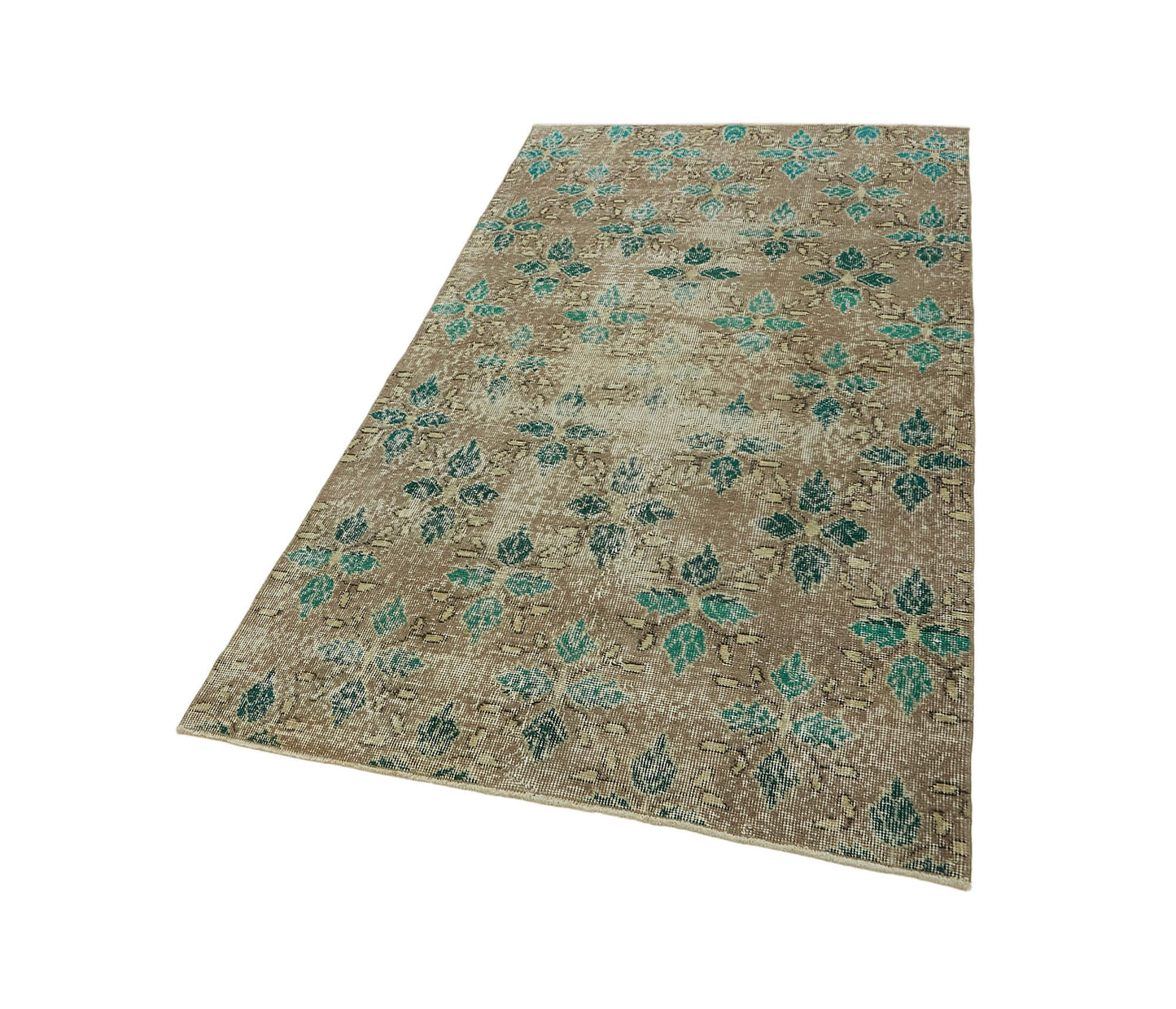 3x7 Grey Turkish Vintage Area Rug - 45875