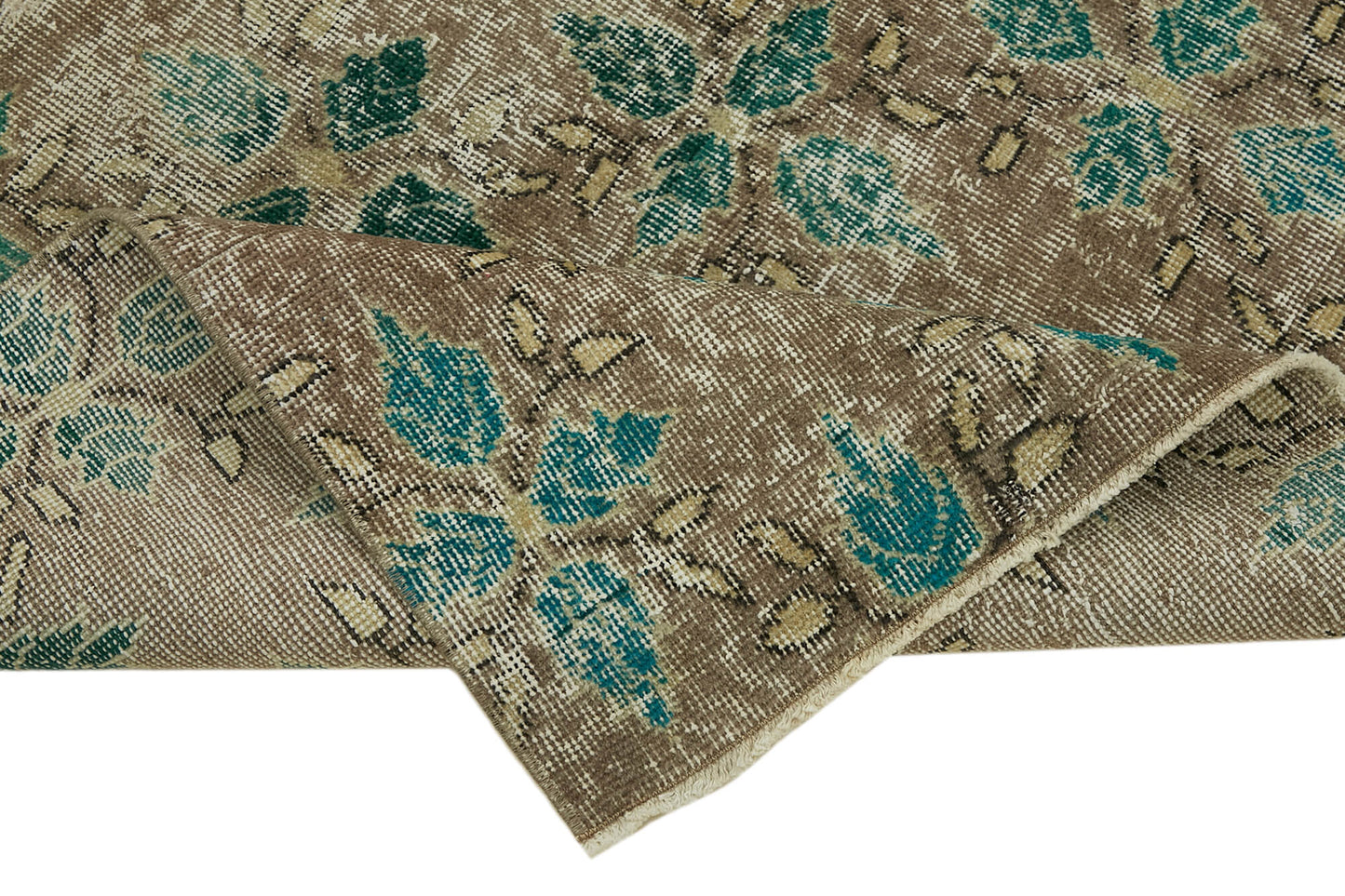 3x7 Grey Turkish Vintage Area Rug - 45875