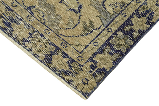 3x6 Beige Turkish Vintage Area Rug - 45901