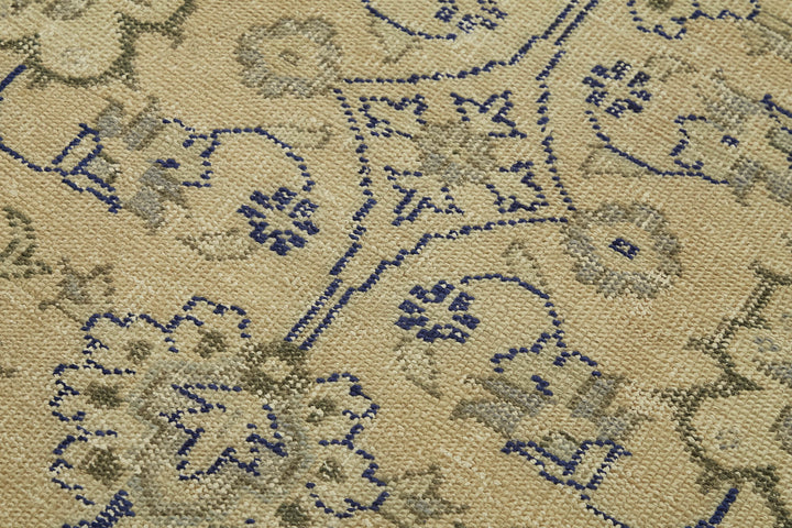 3x6 Beige Turkish Vintage Area Rug - 45901