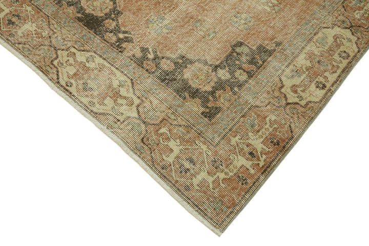 4x7 Beige Turkish Vintage Area Rug - 45921