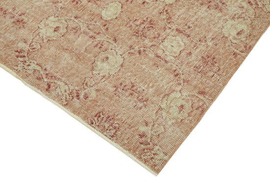 4x6 Beige Turkish Vintage Area Rug - 45925
