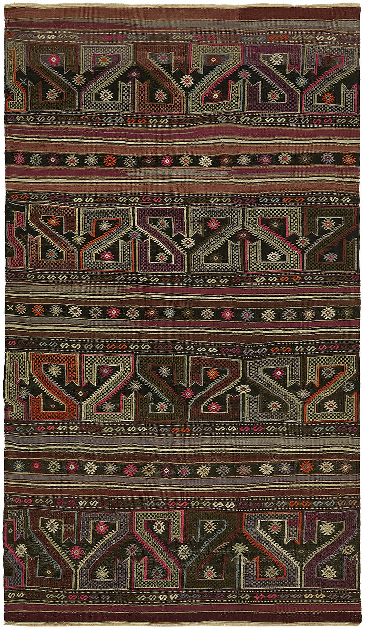 4x8 Multicolor Oriental Kilim Rug - 45931