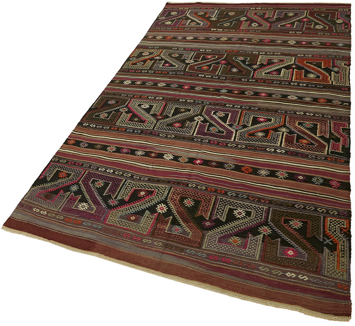 4x8 Multicolor Oriental Kilim Rug - 45931