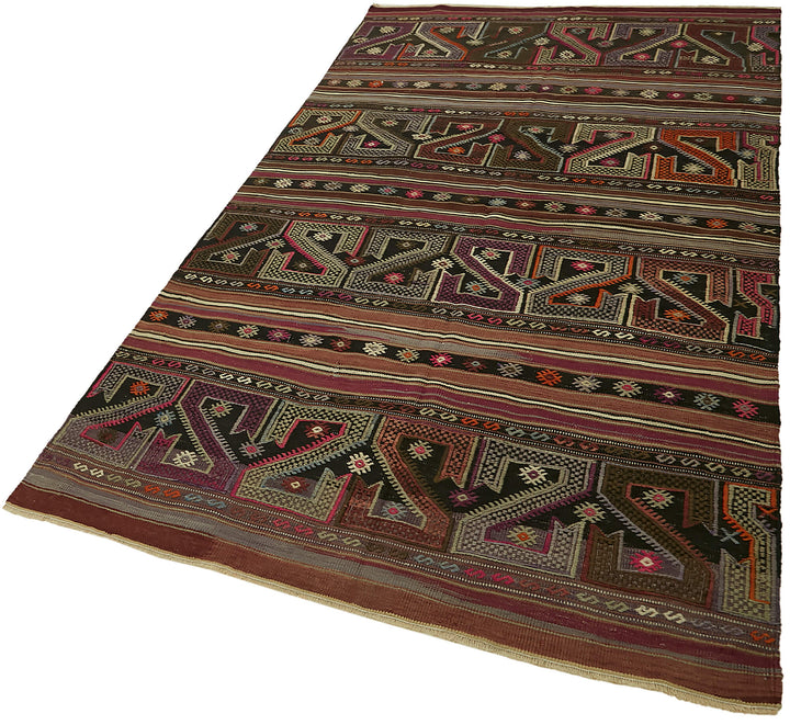 4x8 Multicolor Oriental Kilim Rug - 45931