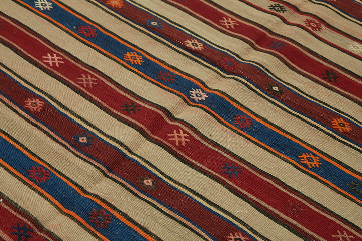 5x7 Multicolor Oriental Kilim Rug - 45932