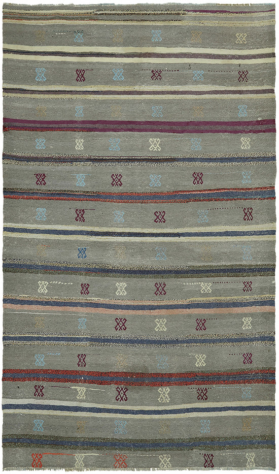 5x8 Multicolor Oriental Kilim Rug - 45934