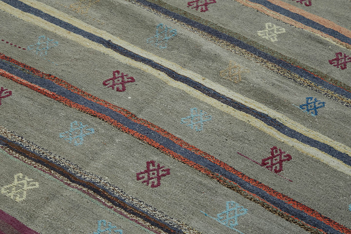 5x8 Multicolor Oriental Kilim Rug - 45934