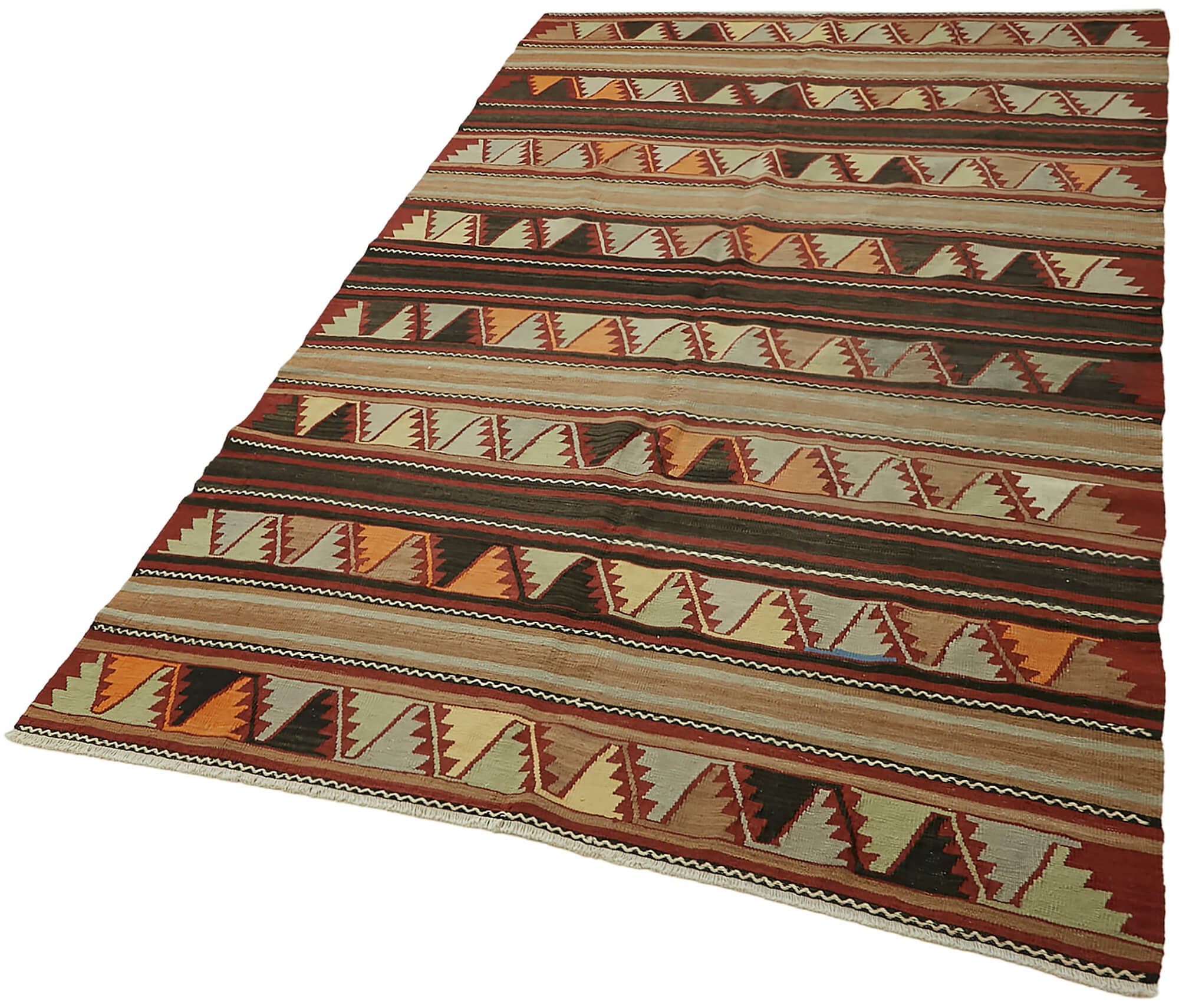 5x8 Multicolor Oriental Kilim Rug - 45936