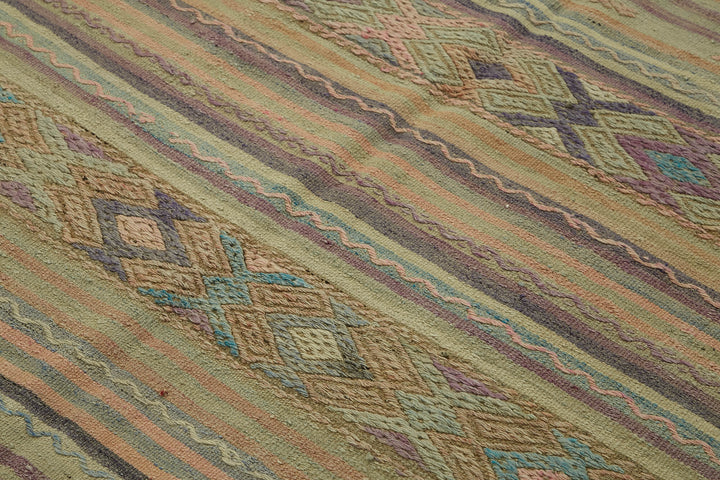 6x7 Multicolor Oriental Kilim Rug - 45938