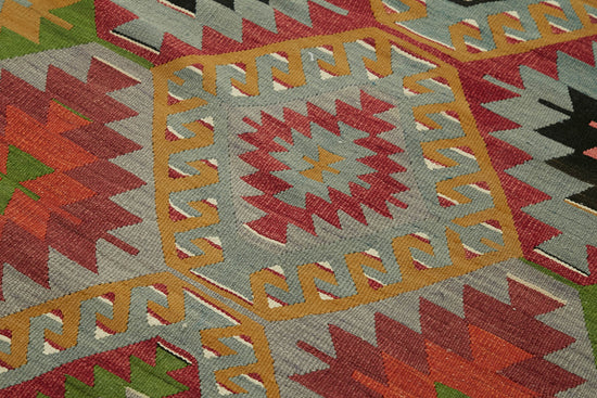 3x9 Multicolor Oriental Kilim Rug - 45943