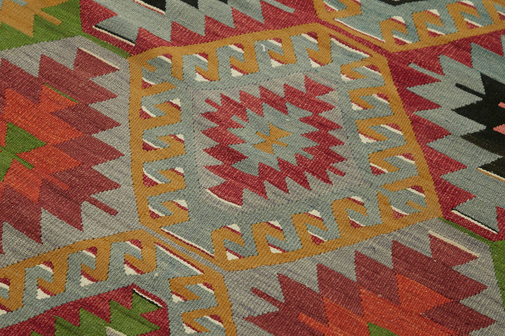 3x9 Multicolor Oriental Kilim Rug - 45943