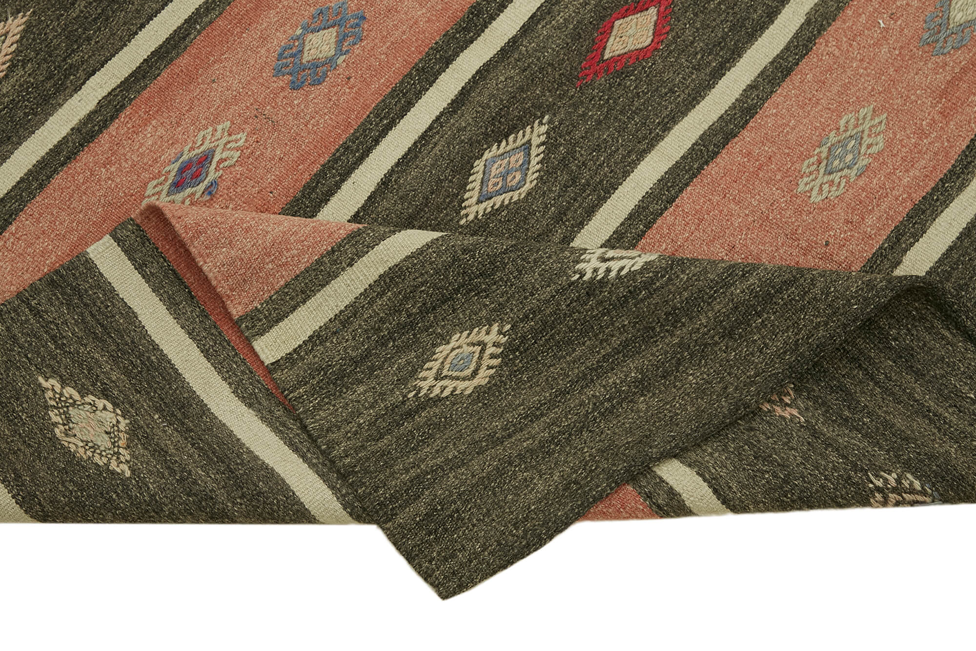 5x11 Multicolor Oriental Kilim Rug - 45947