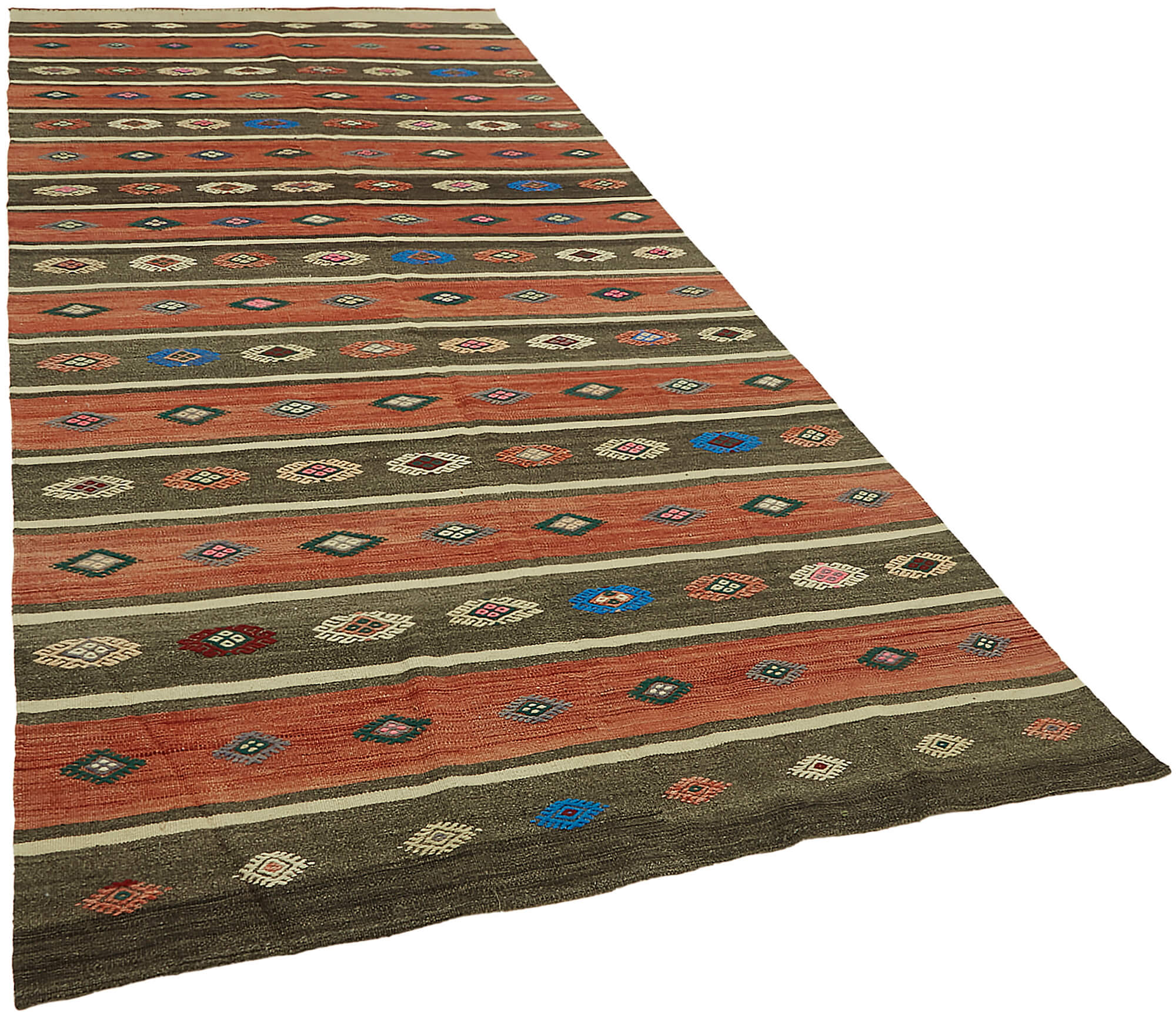 6x11 Multicolor Oriental Kilim Rug - 45950