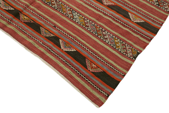 5x10 Multicolor Oriental Kilim Rug - 45954