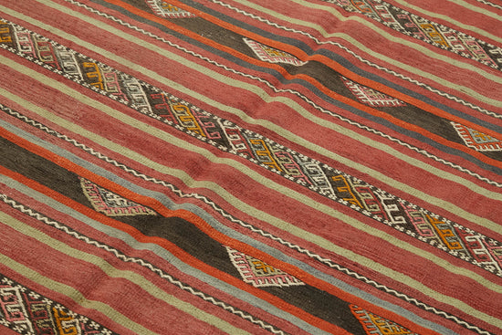 5x10 Multicolor Oriental Kilim Rug - 45954