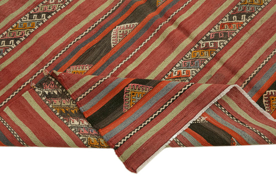 5x10 Multicolor Oriental Kilim Rug - 45954