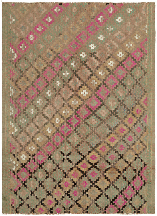 6x8 Multicolor Oriental Kilim Rug - 45957