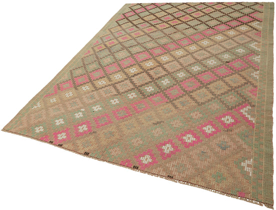 6x8 Multicolor Oriental Kilim Rug - 45957