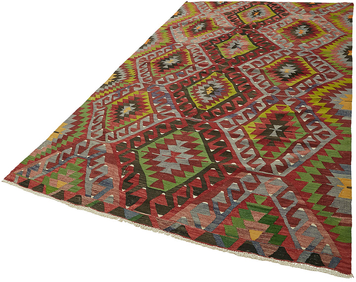 6x10 Multicolor Oriental Kilim Rug - 45958