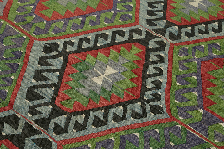 6x9 Multicolor Oriental Kilim Rug - 45959