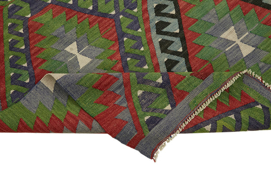 6x9 Multicolor Oriental Kilim Rug - 45959