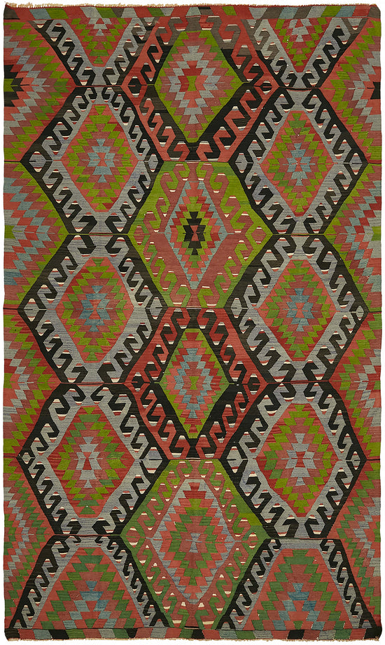 6x10 Multicolor Oriental Kilim Rug - 45960