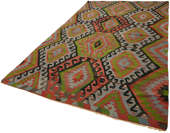 6x10 Multicolor Oriental Kilim Rug - 45960