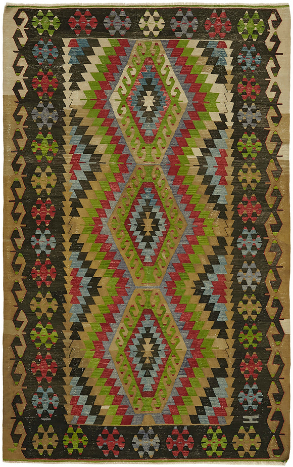 6x10 Multicolor Oriental Kilim Rug - 45961