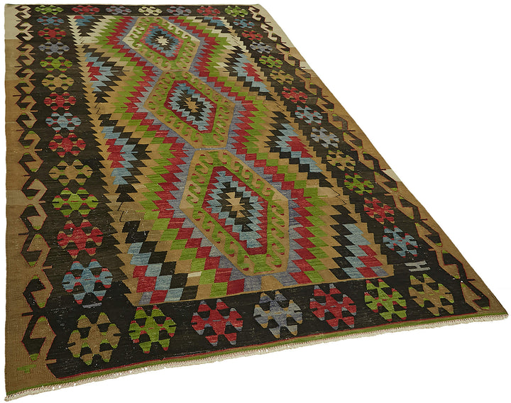 6x10 Multicolor Oriental Kilim Rug - 45961